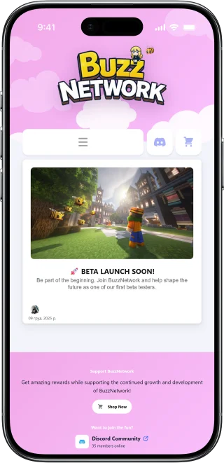 BuzzNetwork: mobile Version